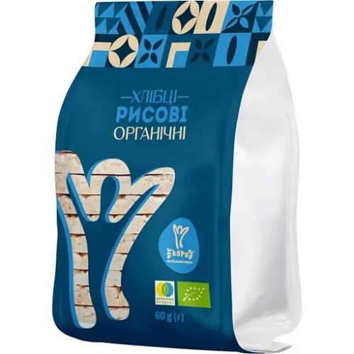 Хлібці рисові органічні Екород 45 г