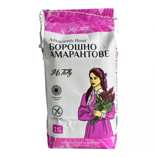 Борошно амарантове без глютену Ms. Tally 1 кг