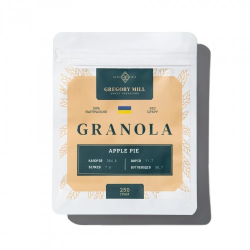 Гранола "Яблочный пирог" Gregory Mill 250 г