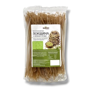Макарони локшина з зеленої гречки Здорово 300 г