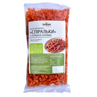 Макарони спіральки з червоної сочевиці Здорово 300 г