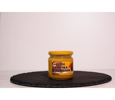 Натуральный мед гречка - подсолнух Пасека 250 г