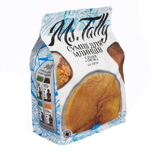Cумiш для млинцiв 3 злаки + гречка без глютену Ms. Tally 900 г