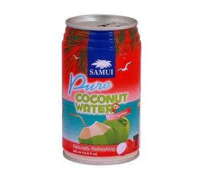 Кокосова вода з лічі Samui Pure Coconut Water with Lychee 0.32 л