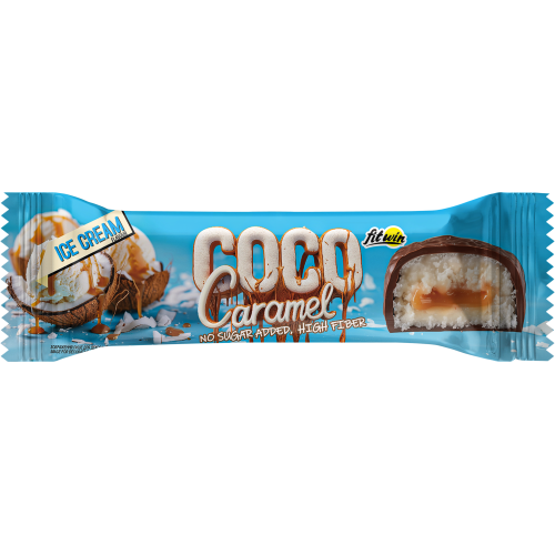 Батончик Coco Caramel мороженое FitWin 40 г