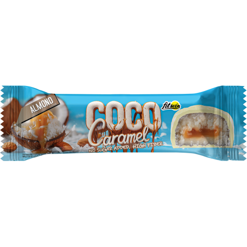 Батончик Coco Caramel миндаль FitWin 40 г