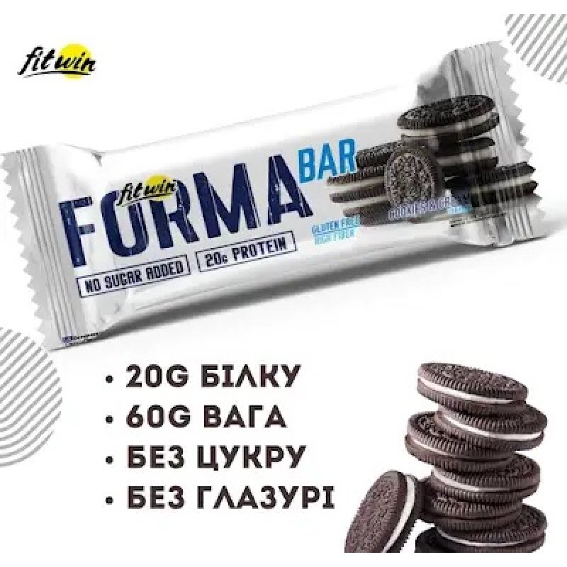Батончик FORMA BAR печенье и крем FitWin 60 г