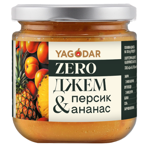 Джем Персик-Ананас Yagodar 210 г