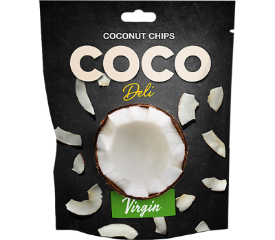 Кокосові чіпси Coco Deli без цукру (virgin) 30 г