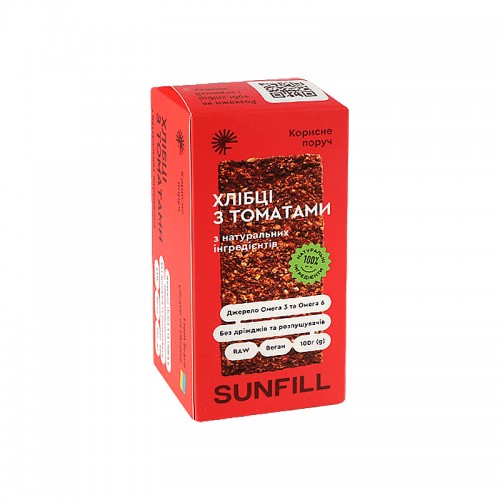 Хлібці з томатами Sunfill 100 г
